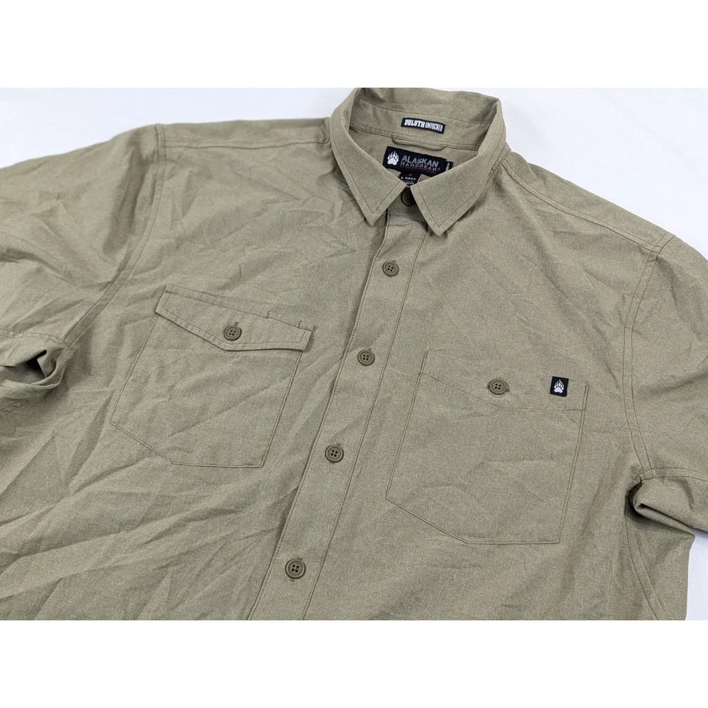 Alaskan Hardgear Shirt Mens Large‎ Tall LT Duluth Untucked Outdoors Fish Hike - Picture 5 of 8
